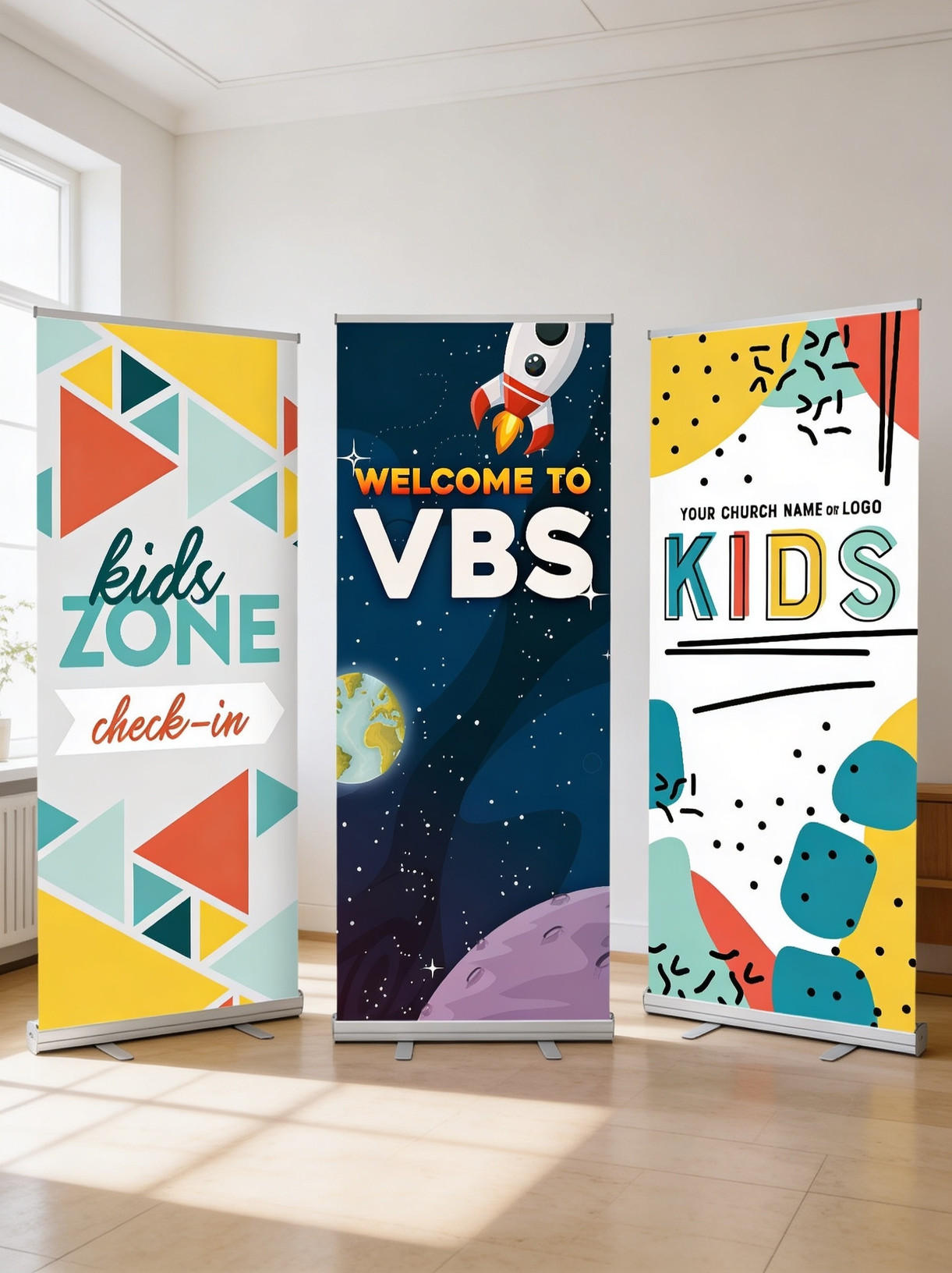 Custom VBS Banners for Vacation Bible School Themes | ChurchBanners.com