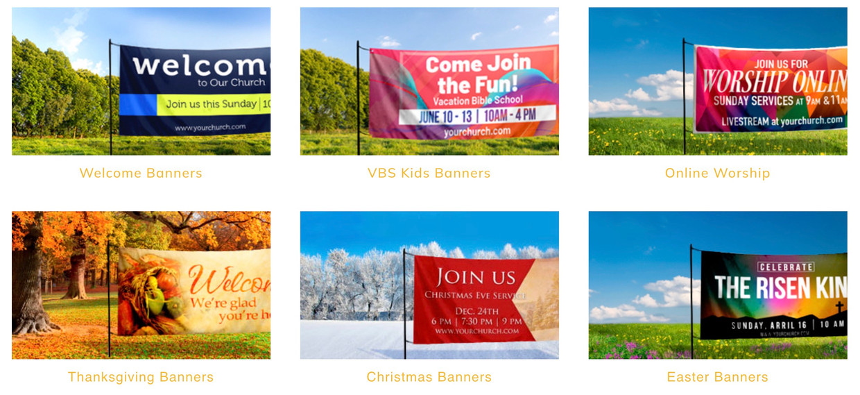 Customizable Vinyl Banners: Durable, Full-Color Solutions for Your Church 