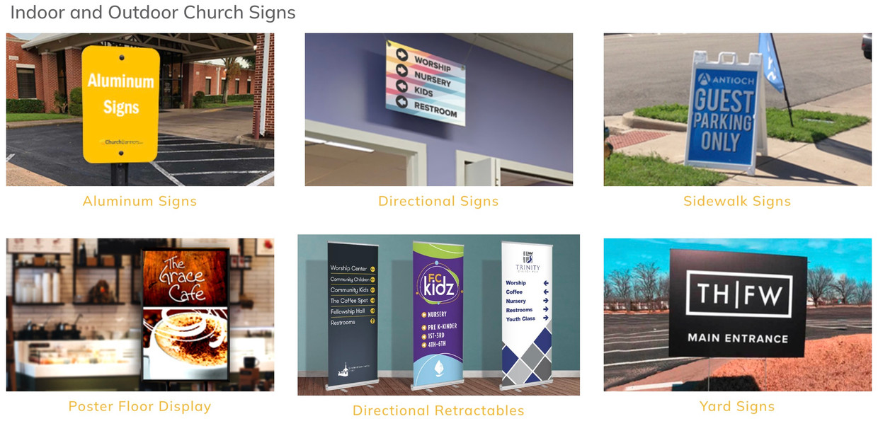 Signage for Church: Signage Ideas for Welcoming Guests To Your Church