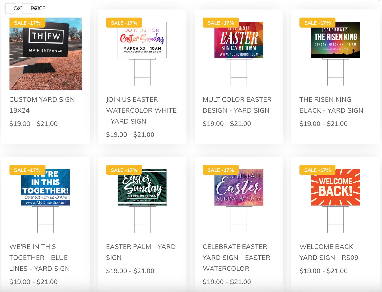 Yard Signs: Church Members are Empowered To Start A Conversation with Their Neighbors