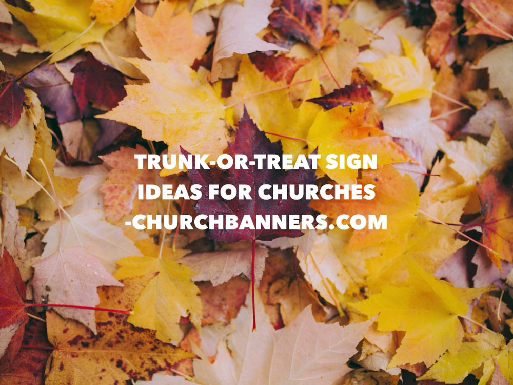​Trunk-or-Treat sign ideas for Churches