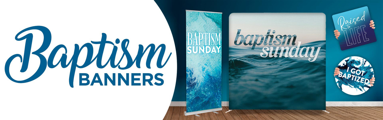 baptism Church Banners