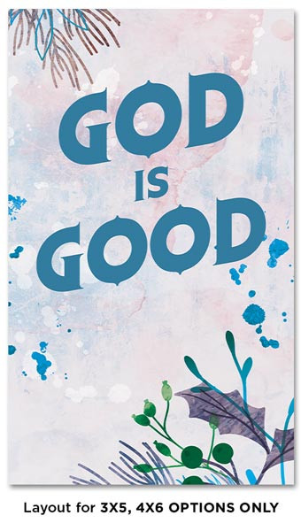 WNTR071 God is Good - ChurchBanners.com