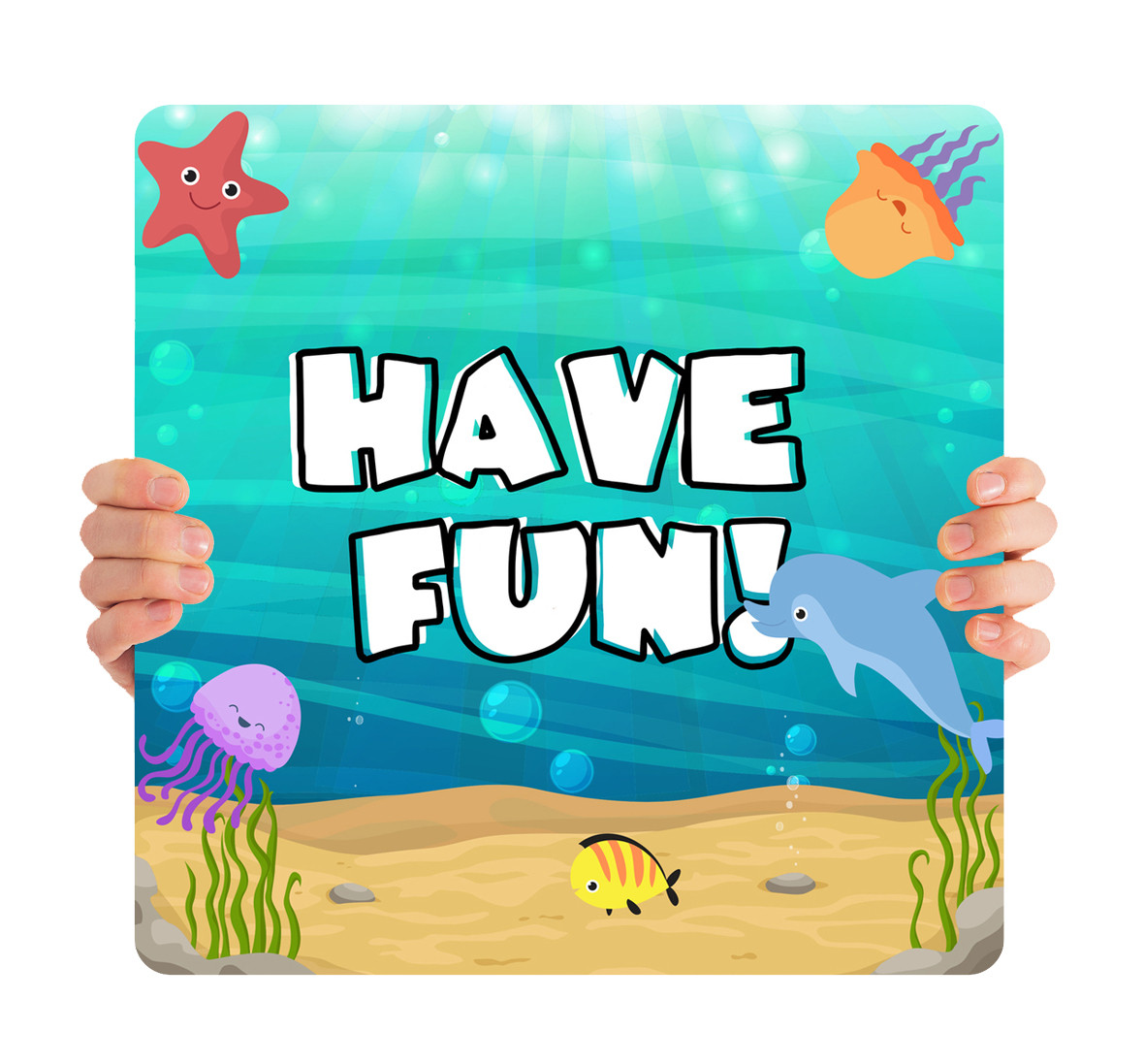Have Fun - Handheld Sign - HHK005 - ChurchBanners.com