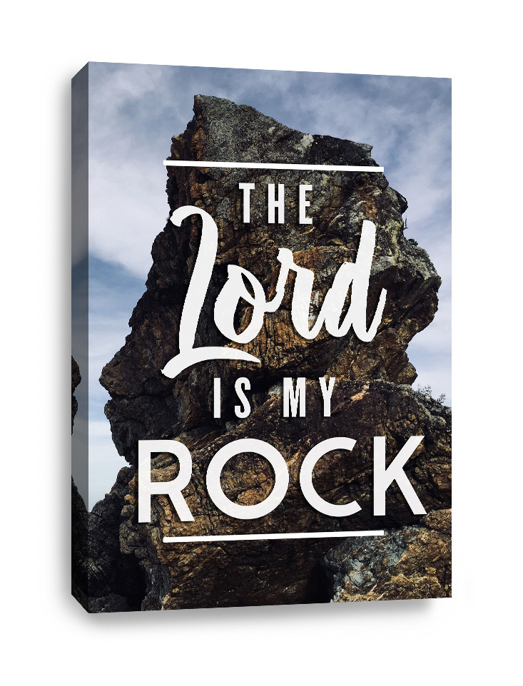 Lord is my Rock Wall Art | Church Banners