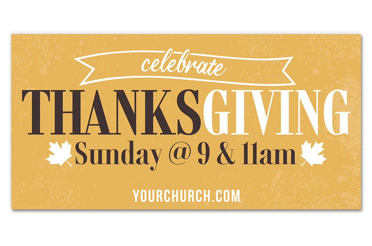 Celebrate Thanksgiving Outdoor Banner HB330