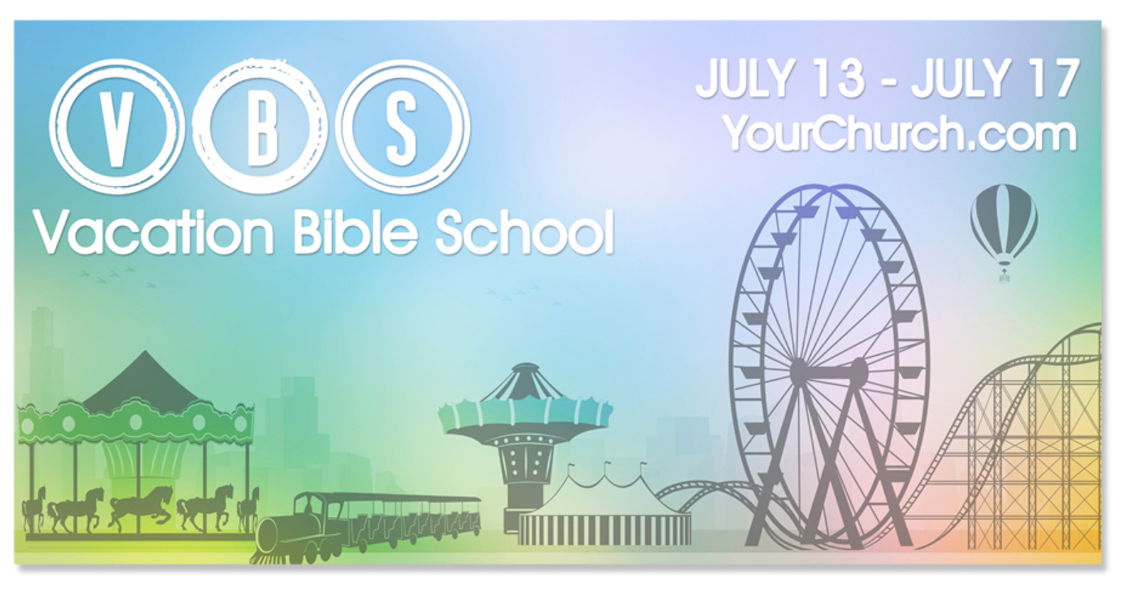 VBS Color Crayons - Outdoor Banner 
