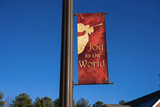 Christmas Light Pole Banners for Church: Designs, Sizes and Hardware