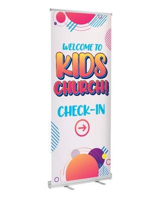 Welcome Kids Church Banner