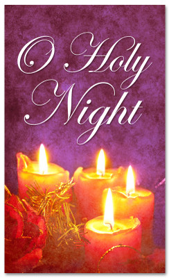 Church Banner - Bright Holy Night - O Holy Night