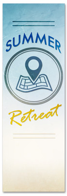 Summer retreat VBS children's ministry church banner