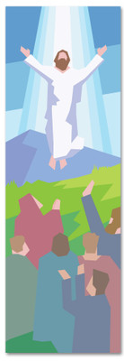 S118 Jesus Ascension ChurchBanners