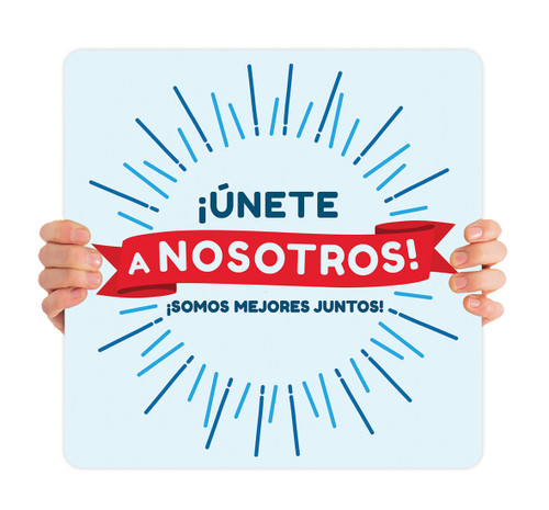 Únete a Nosotros - Handheld Sign - RS11 Spanish