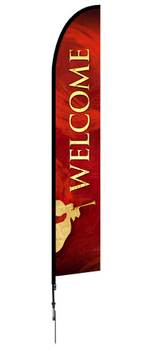 Christmas Feather Banner 