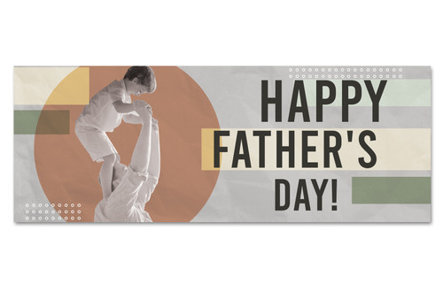 Happy Father's Day - Outdoor Vinyl Banner - FD008