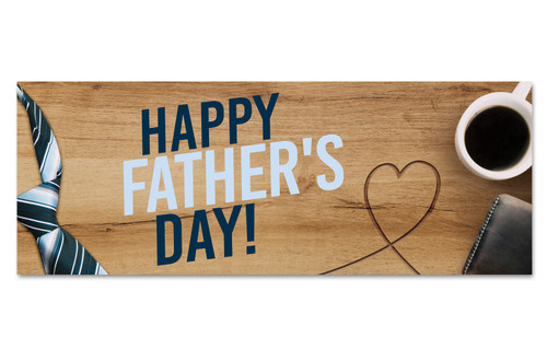 Happy Father's Day - Outdoor Vinyl Banner - FD012
