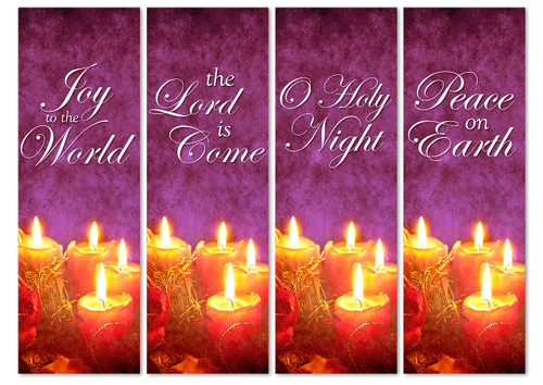 Set of 4 Advent Banners