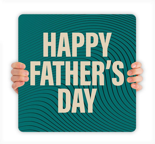 Father's Day Handheld Sign