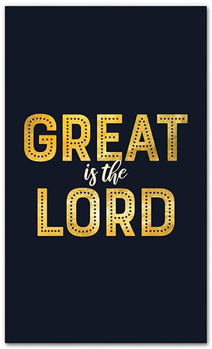 NY088 Great is the Lord xw