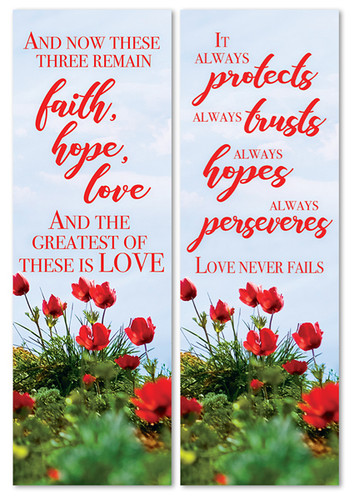 wedding banners in a two pack