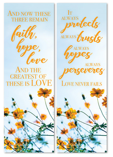 wedding banners in a two pack