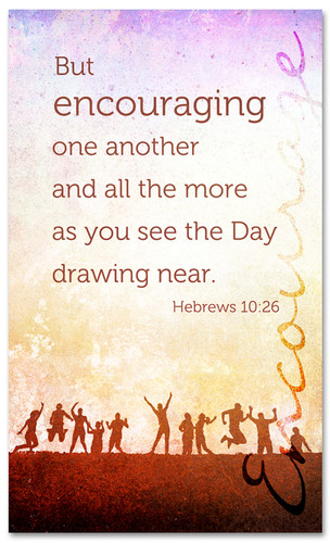 Encouraging church banner - Hebrews 10:26