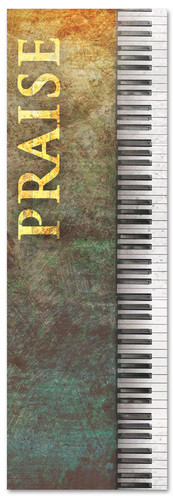 Piano design Church Worship banner - Praise