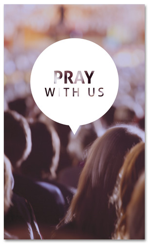 Prayer 3x5 Christian church banner