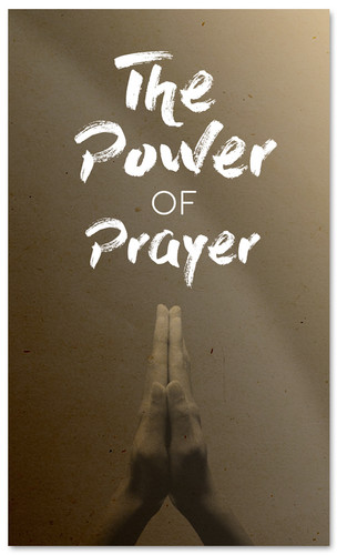 Power of Prayer Tan Prayer banner