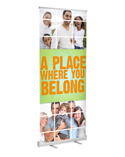 Welcome pop up banner you belong