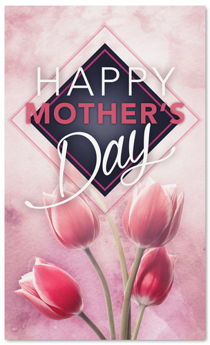 Mothers Day Tulips Banner