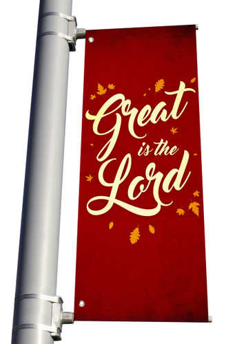 Great is the Lord - Light Pole Banner - HB156