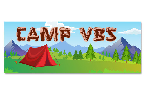 VBS Camp Theme - Outdoor Vinyl Banner