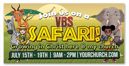 vbs safari theme banner