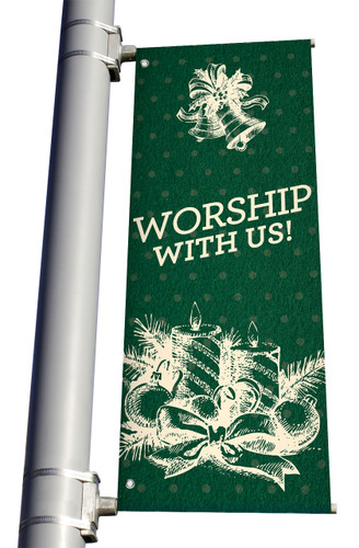 Pole Banner Christmas