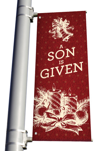 Pole Banner Christmas