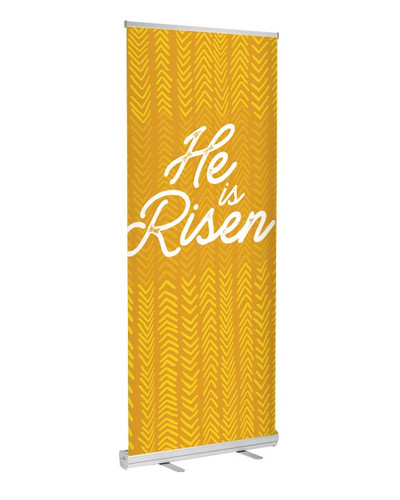 retractable indoor banner Easter