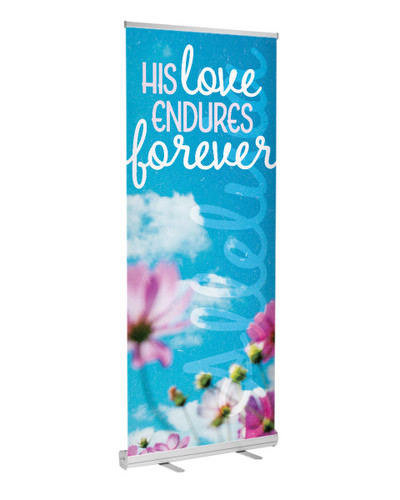 retractable indoor banner Easter