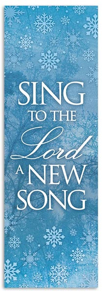 WNTR042 Sing a New Song - ChurchBanners.com