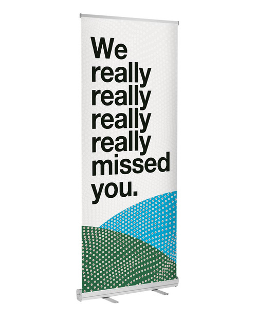 retractable indoor banner