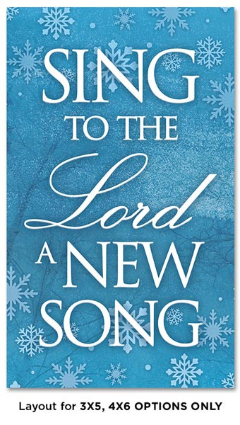 WNTR042 Sing a New Song - ChurchBanners.com