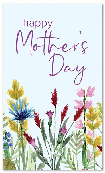 MD126 Wildflowers Mother's Day Banner - ChurchBanners.com