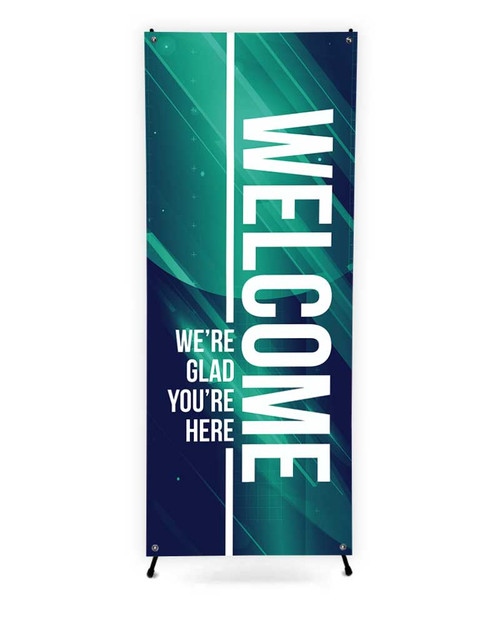 x-stand with banner 31.5x79 x-stand with banner 31.5x79