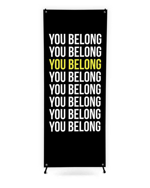 x-stand with banner 31.5x79 x-stand with banner 31.5x79