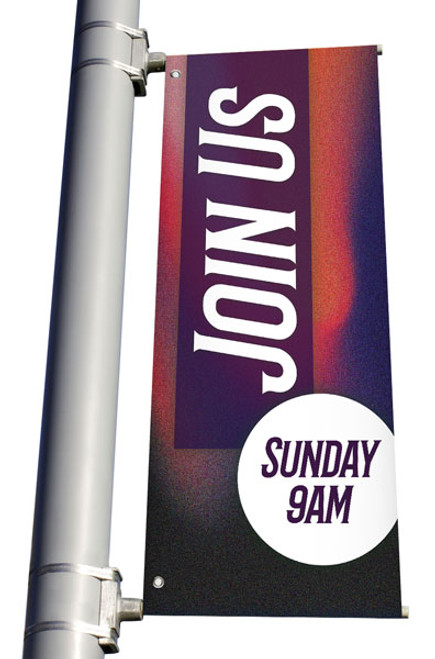 light pole banner