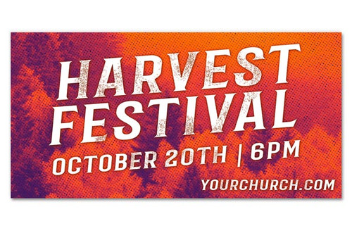 outdoor fall banner