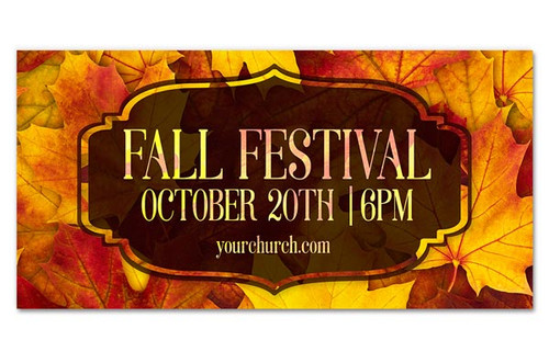 outdoor fall banner