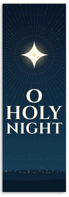 O Holy Night - Vertical layout (18x60, 2x6, 3x8, 4x10, 4x12 options)