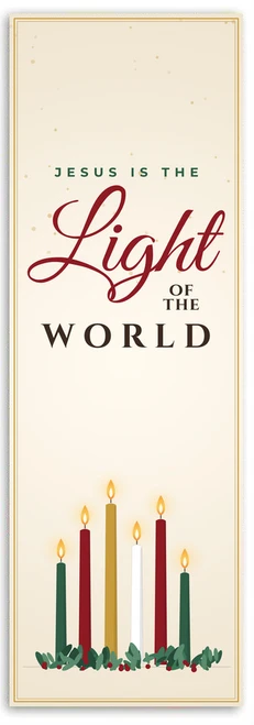 Light of the World - Vertical layout (18x60, 2x6, 3x8, 4x10, 4x12 options)