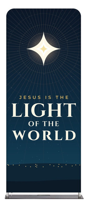 Light of the World Christmas Tension Fabric Display
